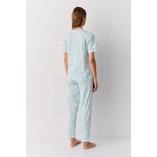 Suwen Bianca Maskülen Pijama Takımı
