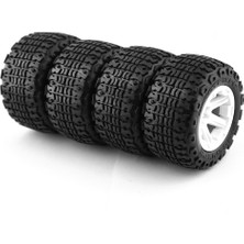 4 Adet 105MM 1.9 Jant Lastik Seti 1/10 Rc Paletli Araba Traxxas Trx4 RC4WD D90 Eksenel SCX10 Iı Iıı,b,siyah (Yurt Dışından)
