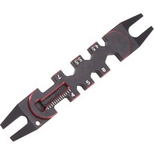 Çok Fonksiyonlu Rc Özel Alet 4/4.5/5/5.5/7/8mm Anahtarı Küresel Mafsal Aracı Bilyalı Uç Sökücü Rc Araba Drone Için, Siyah + Kırmızı (Yurt Dışından)