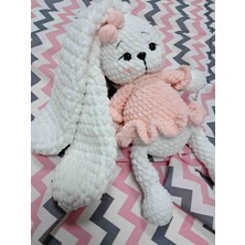 Parla Pearl Amigurumi Kadife Tavşan 40 cm