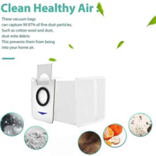 Quueppty Ecovacs Deebot X1/x1 OMNI/T10 TURBO/T10 OMNI/T20 Pro /T20 Omnı/ T20 Pro Artı Robot Vakum Torbası Için 20 Adet Toz Torbası (Yurt Dışından)