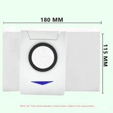 Quueppty Ecovacs Deebot X1/x1 OMNI/T10 TURBO/T10 OMNI/T20 Pro /T20 Omnı/ T20 Pro Artı Robot Vakum Torbası Için 20 Adet Toz Torbası (Yurt Dışından)
