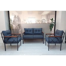 Adım Shops 2+1+1 Balkon-Bahçe-Kafe-Çay Seti-Koltuk Takımı-Oturma Grubu-Ofis Koltuğu