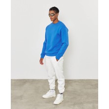 Bisiklet Yaka Basic Sweatshirt