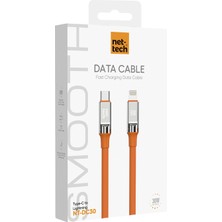Nettech NT-DC30 30W Plastik 100 cm Type-C To Lightning Şarj ve Data Kablosu