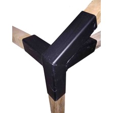 Takmatik Mrc Takmatik Ahşap kapı gölgelik Çatı Çardak Pergola 5x5cm Duvar Montaj Aparatı Seti 30 Derece Demir Bağlantı Braket Bungalov Bahçe Ev
