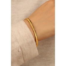 14 Ayar Hediyelik Altın Bilezik 14HDY027