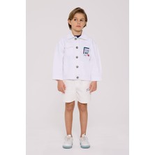 Nebbati Bg Store Erkek Çocuk Ekru Ceket