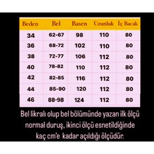 Eylira Likralı Cırt Kapama Yüksek Bel Palazzo Pantolon