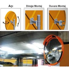 Zeplin Trafik Otopark Güvenlik Aynası Dairesel Çap 60 cm