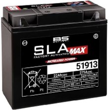 Bs Battery 12V 22 Ah Motosiklet Aküsü 275 A (En) (183*80*170) (51913) (Sla)
