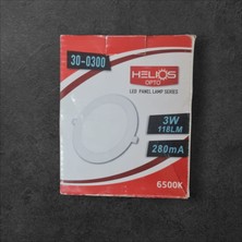 Helios Led Panel Spot Lambası Tavan Aydınlatma Armatürü 3W 118LM