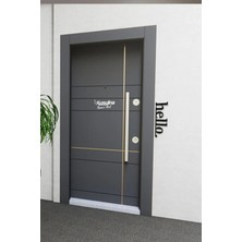 Hello Ahşap Duvar Yazısı