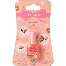 Mega Confetti Serisi  Parlak Pembe Incili Oje 5 ml