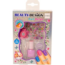 Mega Mor Soyulabilir Tırnak Tasarım Seti