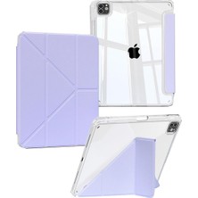 Five-E Apple iPad Pro 11 (3. Nesil) 2021 Kalemlikli Yatay ve Dikey Standlı Origami Clemon Kılıf A2377 A2459 A2301