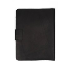 M2 13-14 Inç Macbook Pro-Air Hakiki Deri Organizer Evrak Çantası Tablet Kılıfı Nature Siyah
