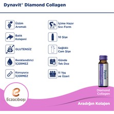 Dynavit Diamond Collagen 10'lu Şişe - Hidrolize Peptit Tip-1 Balık Kolajeni, Kamu Kamu Tozu, Beta Karoten