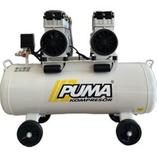 Puma 100 Litre Yağsız Ses Desibeli Düşük Kompresör (3 Hp)