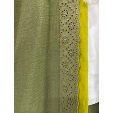 Keten Bohem Dantel Detaylı Kimono
