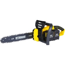 Rtrmax RTX1891 Şarjlı Ağaç Kesme Motoru 2xLi-ion 4 Ah 35 cm Pala Çift Akü X-Lion - Akü Dahil