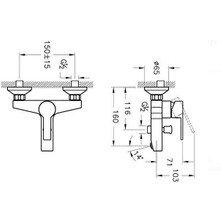 Vitra Artema Artema Fold S A42535 Banyo Bataryası