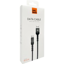 Nettech NT-DC18 Pd 65W Plastik 20 cm Type-C To Type-C Şarj ve Data Kablosu