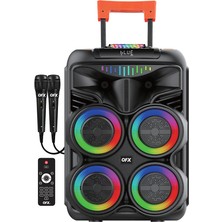 WGY-8888 4x8 Inç Taşınabilir Bluetooth Hoparlör – Ekstra Bas, Dahili Amfi, Mikrofonlu ve Rgb Işıklı