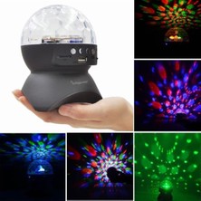 L740 360 Döner Işıklı USB Hafıza Kart Destekli Bluetooth Speaker