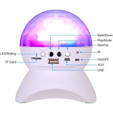 L740 360 Döner Işıklı USB Hafıza Kart Destekli Bluetooth Speaker