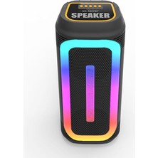 MS-3627BT Taşınabilir Bluetooth Hoparlör – Çift 4 Inç, Rgb Işıklı, Mikrofonlu