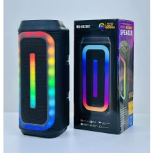 MS-3627BT Taşınabilir Bluetooth Hoparlör – Çift 4 Inç, Rgb Işıklı, Mikrofonlu