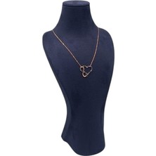 Megass Dekor Yerli Üretim Adonis Model Sardunya Kumaş Lacivert Renk Boy 28 cm Kolye Takı Sergileme Mankeni