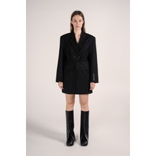 Blazer Görünümlü Kısa Elbise