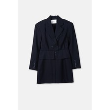 Blazer Görünümlü Kısa Elbise