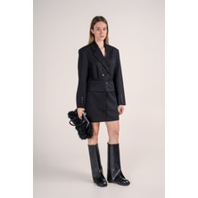 Blazer Görünümlü Kısa Elbise