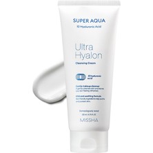 MISSHA 10 Farklı Hyalüronik Asit İçeren Makyaj Temizleme Kremi Super Aqua Ultra Hyalon Cleansing Cream