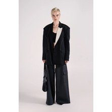Dikiş Detaylı Blazer Ceket