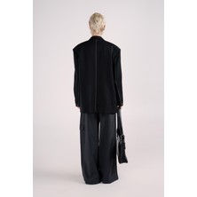 Dikiş Detaylı Blazer Ceket