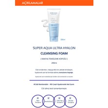 MISSHA 10 Farklı Hyalüronik Asit İçeren Cilt Temizleme Köpüğü Super Aqua Ultra Hyalon Cleansing Foam