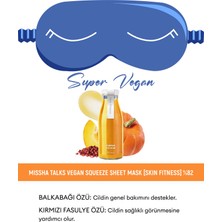 MISSHA Aydınlatıcı Vegan Uyku Maskesi 10g Talks Vegan Squeeze Pocket Sleeping Mask(Skin Fitness)