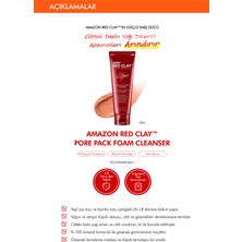 MISSHA Yağlanma Gözenek Karşıtı Kırmızı Kil İçeren Yüz Yıkama Köpüğü Amazon Red Clay Pore Pack FoamCleanser