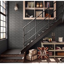 Renkli Duvarlar NW02 Gümüş Gri Kendinden Yapışkanlı Esnek Sünger Duvar Paneli