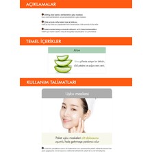 MISSHA Aloe Vera Özlü Yoğun Nemlendirici Uyku Maskesi Pure Source Pocket Pack (Aloe)