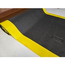 Yalıtkan Paspas 100*50 2 mm Siyah Şeritli Yalıtkan Paspas İzole Halı