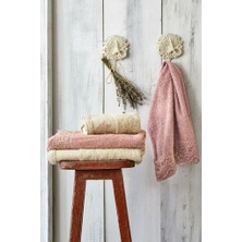 Karaca Home Valerıa Royal Rose 4 Parça Hamam Seti