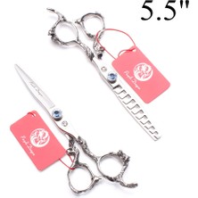 Mingming Shop Z9006 Lan C 7.5n Stili C Salon Kuaförlük Veya Tg Ors Düz Makaslar Insan Saçı Veya Pet Makasları Z9006 (Yurt Dışından)