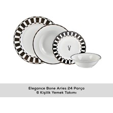 Karaca Elegance Bone Aries 24 Parça 6 Kişilik Yemek Takımı