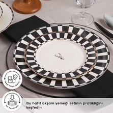 Karaca Elegance Bone Aries 24 Parça 6 Kişilik Yemek Takımı