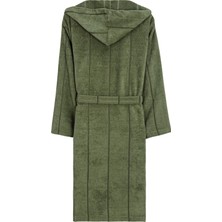 Verodis Italian Style Pamuklu Kadife Kapüşonlu Unisex Bornoz